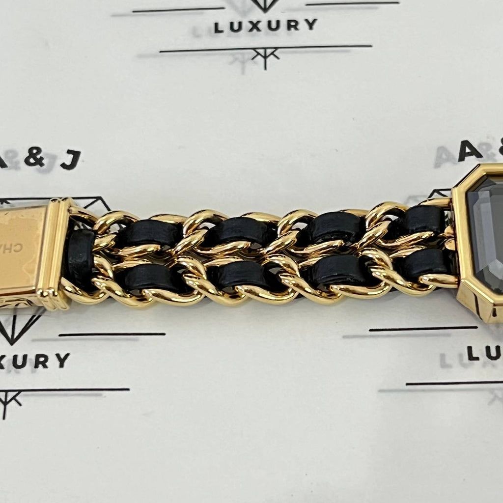 [PRE LOVED] Chanel Small Premier Watch in Black GHW