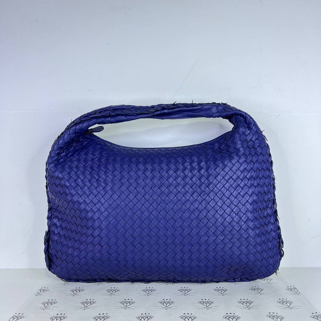 [PRE LOVED] Bottega Veneta Large Hobo in Cobalt SHW