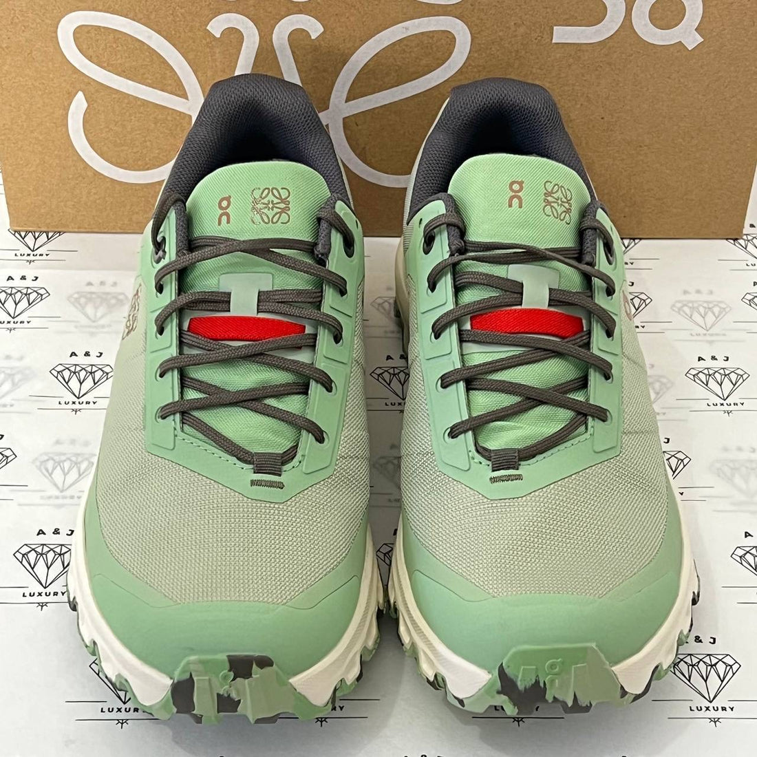 [PRE LOVED] Loewe x On Cloudventure Sneakers in Pale Green Size 41EU