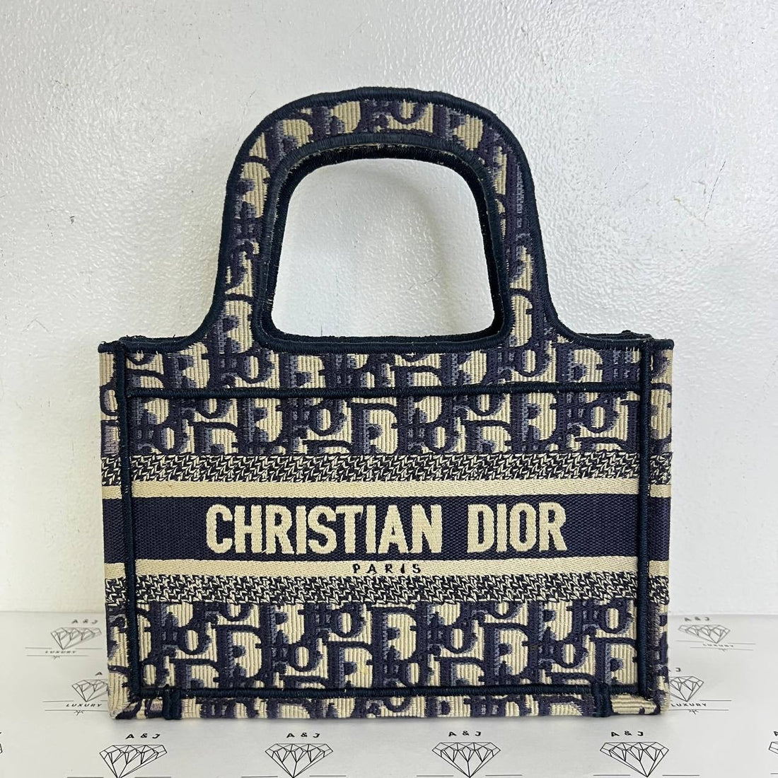 [PRE LOVED] Christian Dior Mini Book Tote in Oblique (2019)