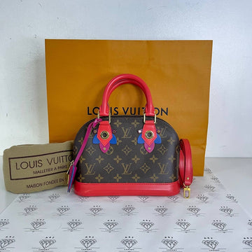 [PRE LOVED] Louis Vuitton Totem Alma BB in Monogram Canvass with pink trims (FL3155)