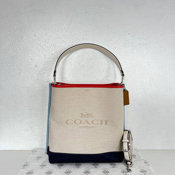 [PRE LOVED] Coach Mollie Bucket Bag in Colorblock