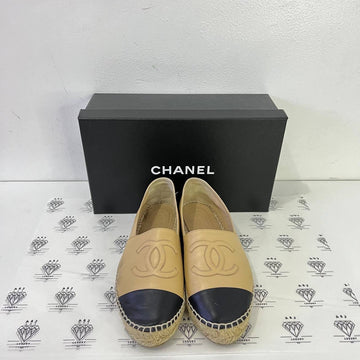 [PRE LOVED] Chanel Espadrilles in Beige Size 37EU