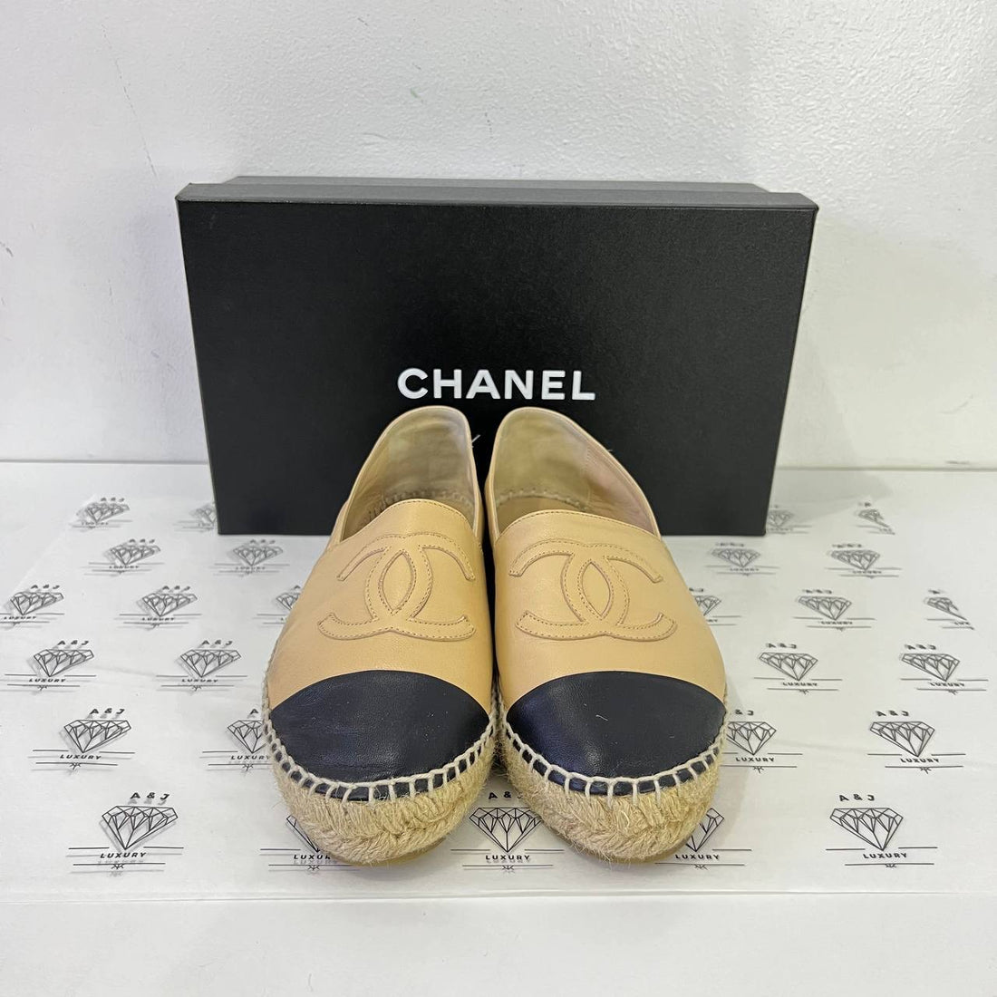 [PRE LOVED] Chanel Espadrilles in Beige Size 37EU