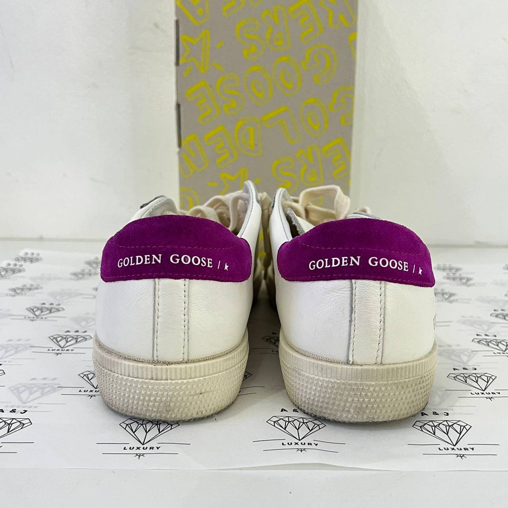 [PRE LOVED] Golden Goose Superstar with Glitter heel and Suede Heel tab in Size 39