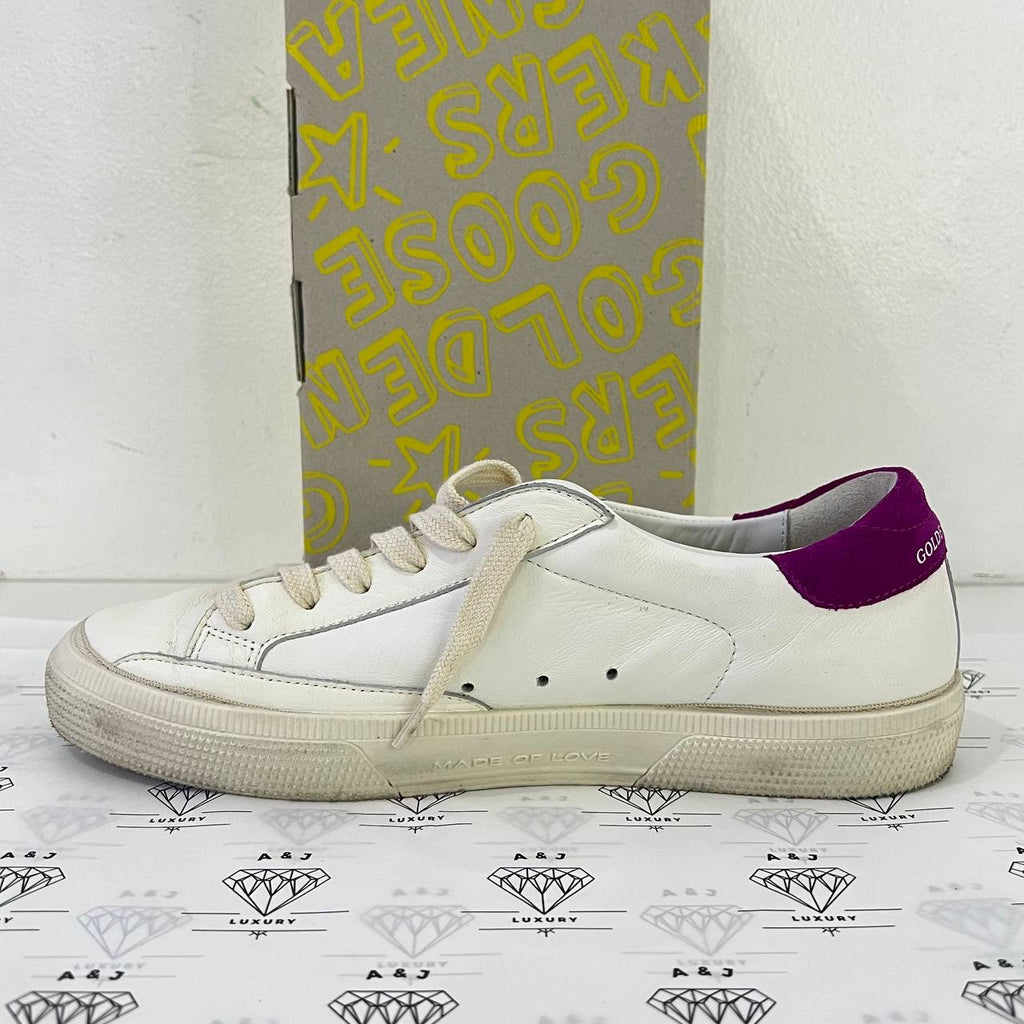 [PRE LOVED] Golden Goose Superstar with Glitter heel and Suede Heel tab in Size 39