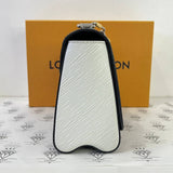 [PRE LOVED] Louis Vuitton Twist MM Lock Charms in White and Black Epi Leather SHW (microchipped)