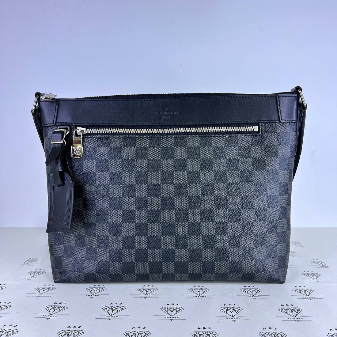 [PRE LOVED] Louis Vuitton Mick PM Messenger Bag in Damier Graphite Canvass (CA4118)