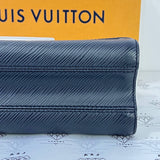 [PRE LOVED] Louis Vuitton Twist MM Lock Charms in White and Black Epi Leather SHW (microchipped)