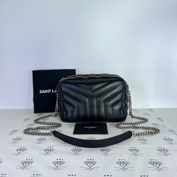 [PRE LOVED] YSL Loulou Bowling Bag in Black SHW