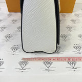 [PRE LOVED] Louis Vuitton Twist MM Lock Charms in White and Black Epi Leather SHW (microchipped)