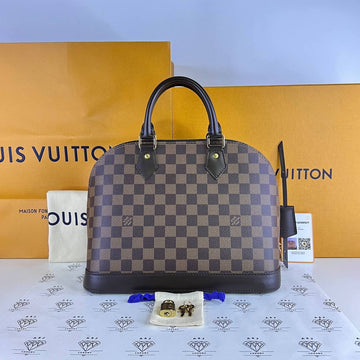 [PRE LOVED] Louis Vuitton Alma PM in Damier Ebene Canvass (microchipped)