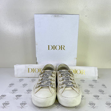 [PRE LOVED] Christian Dior Walk'n'CD Sneakers in White Size 38EU