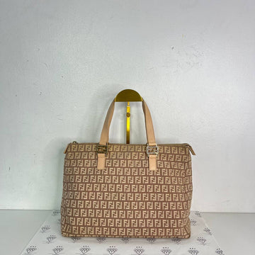 [PRE LOVED] Fendi Zucchino Shopper Tote in Pink GHW