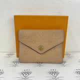 [PRE LOVED] Louis Vuitton Victorine Wallet in Beige Empreinte Leather GHW (SP5107)