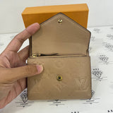 [PRE LOVED] Louis Vuitton Victorine Wallet in Beige Empreinte Leather GHW (SP5107)