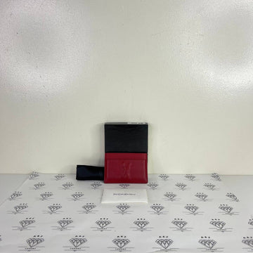 [PRE LOVED] YSL Cassandre Leather Cardholder in Red