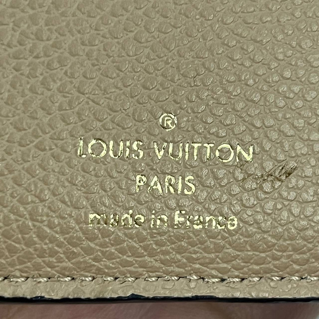 [PRE LOVED] Louis Vuitton Victorine Wallet in Beige Empreinte Leather GHW (SP5107)