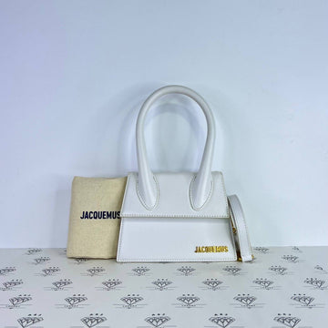 [PRE LOVED] Jacquemus Le Chiquito Moyen in White GHW