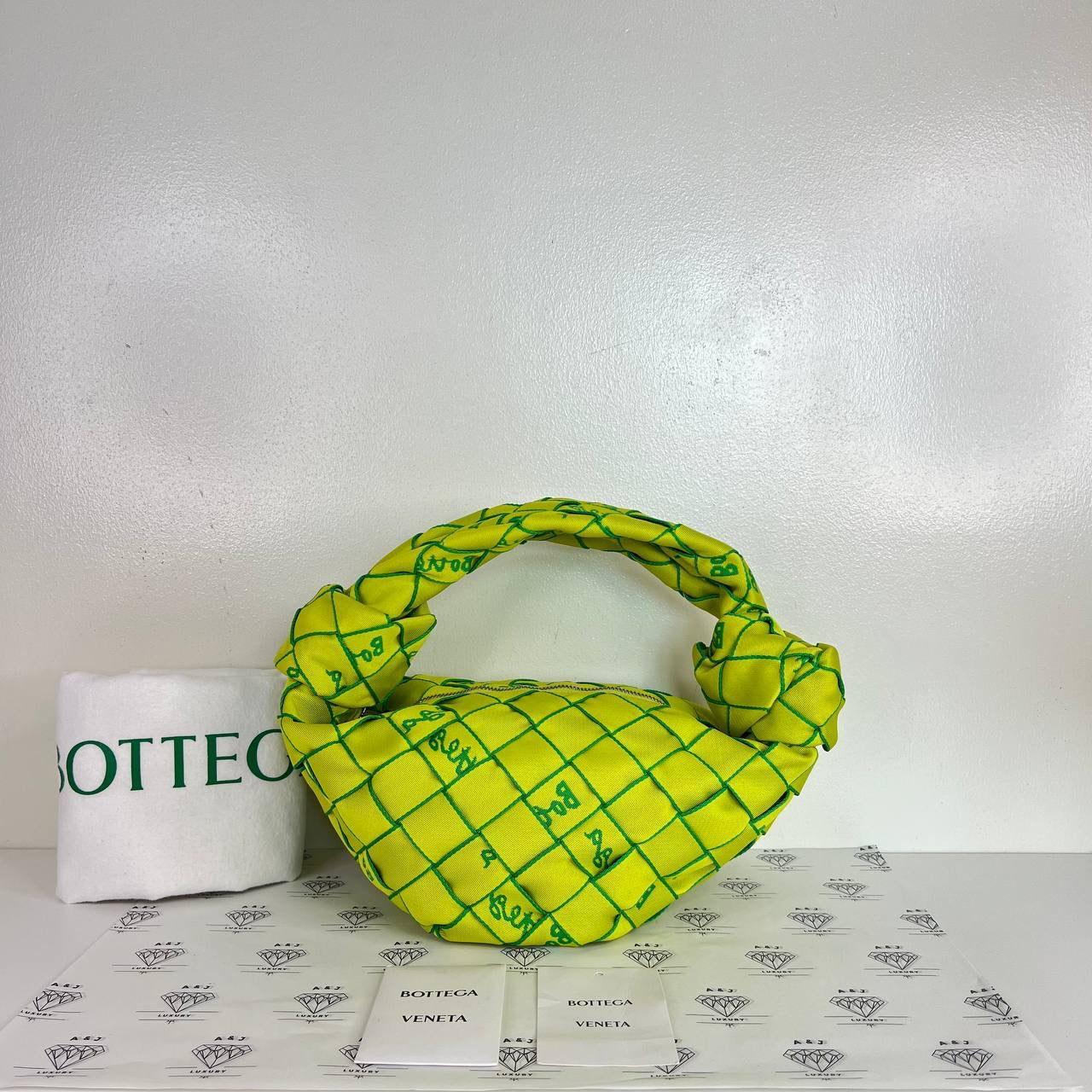 [PRE LOVED] Bottega Veneta Double Knot Handbag in Yellow