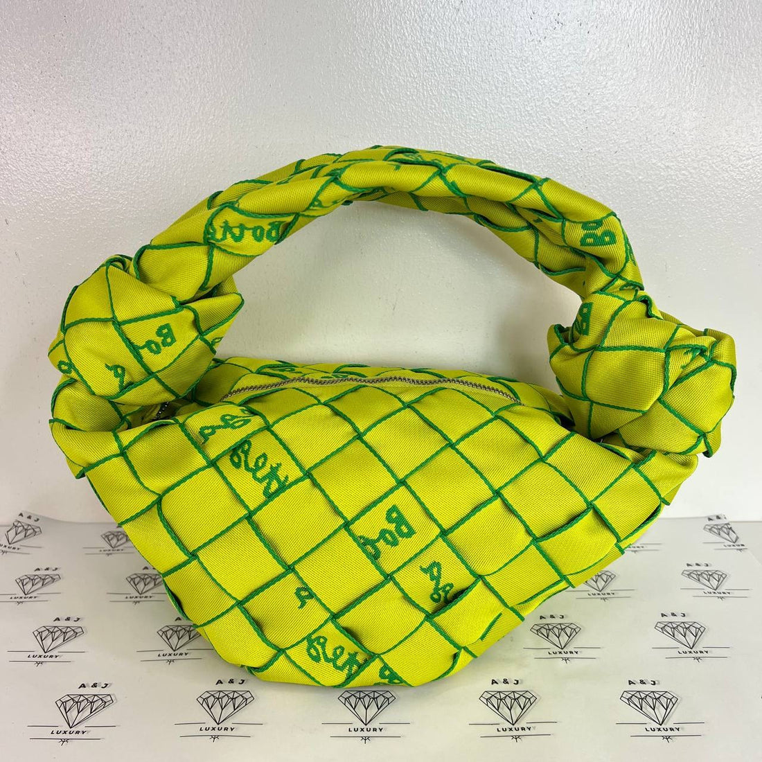 [PRE LOVED] Bottega Veneta Double Knot Handbag in Yellow