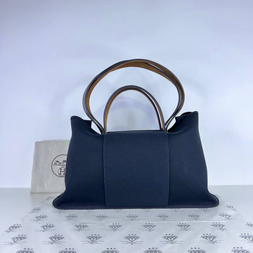 [PRE LOVED] Hermes Cabag Elan in Black Canvass PHW (Stamp T - 2015)