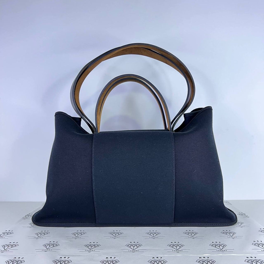 [PRE LOVED] Hermes Cabag Elan in Black Canvass PHW (Stamp T - 2015)