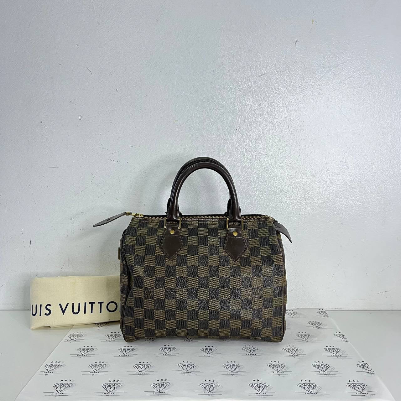 [PRE LOVED] Louis Vuitton Speedy 25 in Damier Ebene Canvass (SP4067)