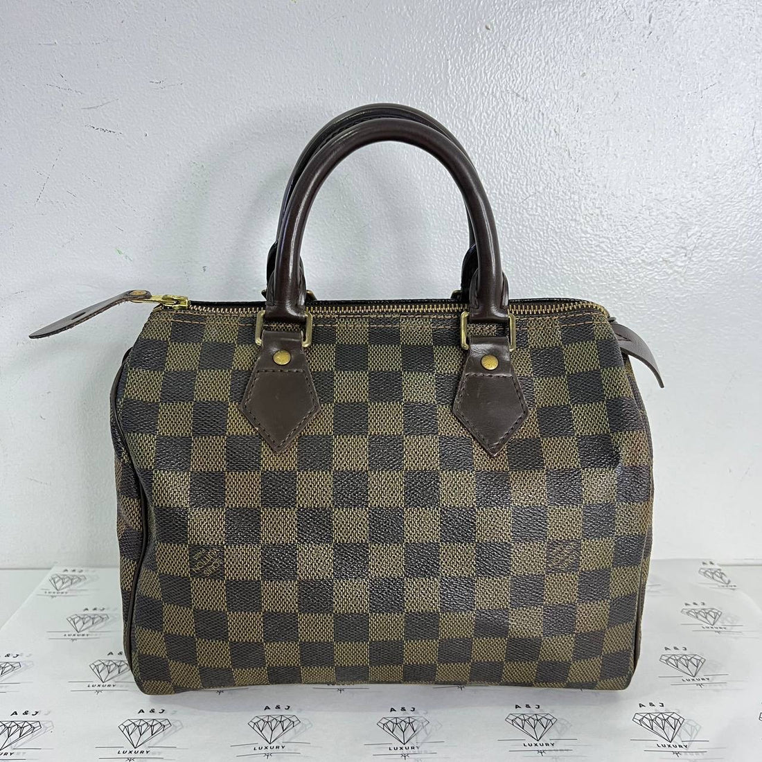 [PRE LOVED] Louis Vuitton Speedy 25 in Damier Ebene Canvass (SP4067)