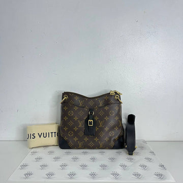 [PRE LOVED] Louis Vuitton Odeon PM in Monogram Canvass Noir interior (FL0221)