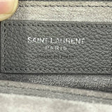 [PRE LOVED] YSL Cabas 2-way Bag in Gray Grained Leather SHW