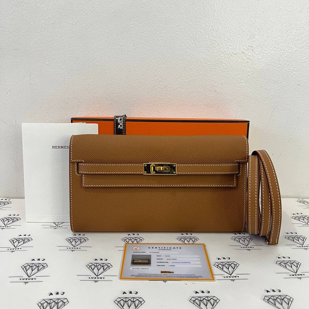 [PRE LOVED] Hermes Kelly To Go in Gold Epsom Leather GHW (Stamp U - 2022)