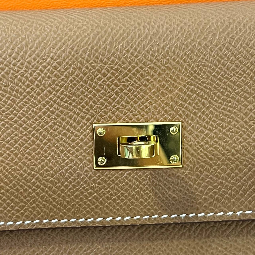 [PRE LOVED] Hermes Kelly To Go in Gold Epsom Leather GHW (Stamp U - 2022)