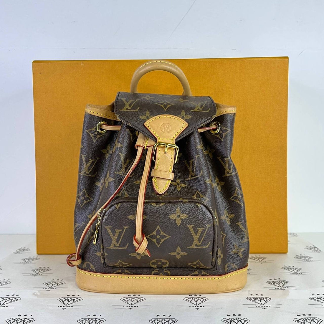 [PRE LOVED] Louis Vuitton Mini Montsouris Backpack in Monogram Canvass (microchipped)