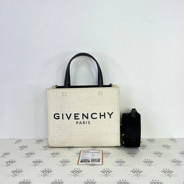[PRE LOVED] Givenchy Mini G-Tote in White GHW