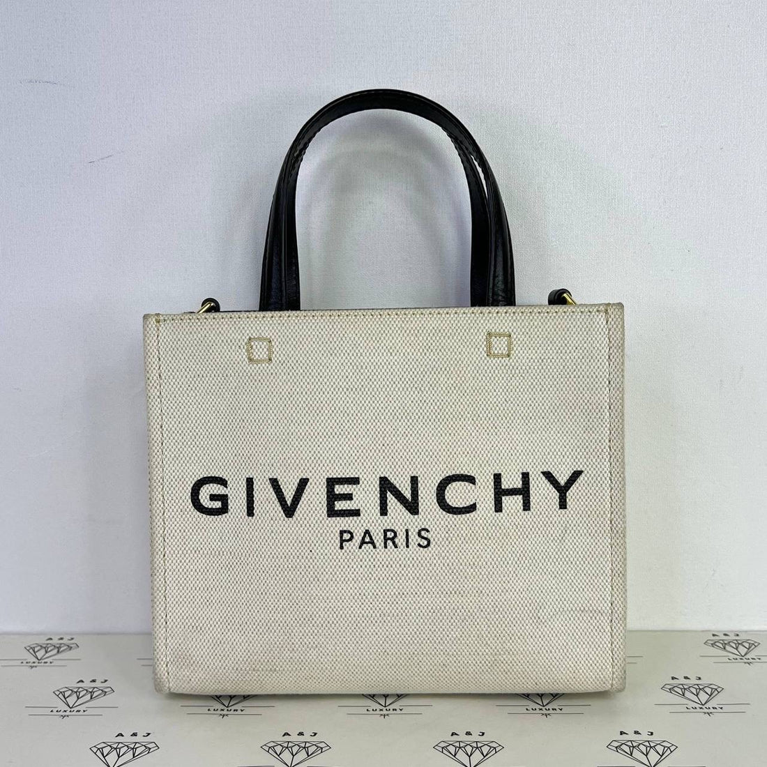 [PRE LOVED] Givenchy Mini G-Tote in White GHW