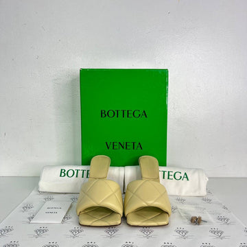 [PRE LOVED] Bottega Veneta Lido Heels in Porridge Size 36EU
