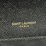 [PRE LOVED] YSL Medium Envelope in Black Matelasse Leather GHW