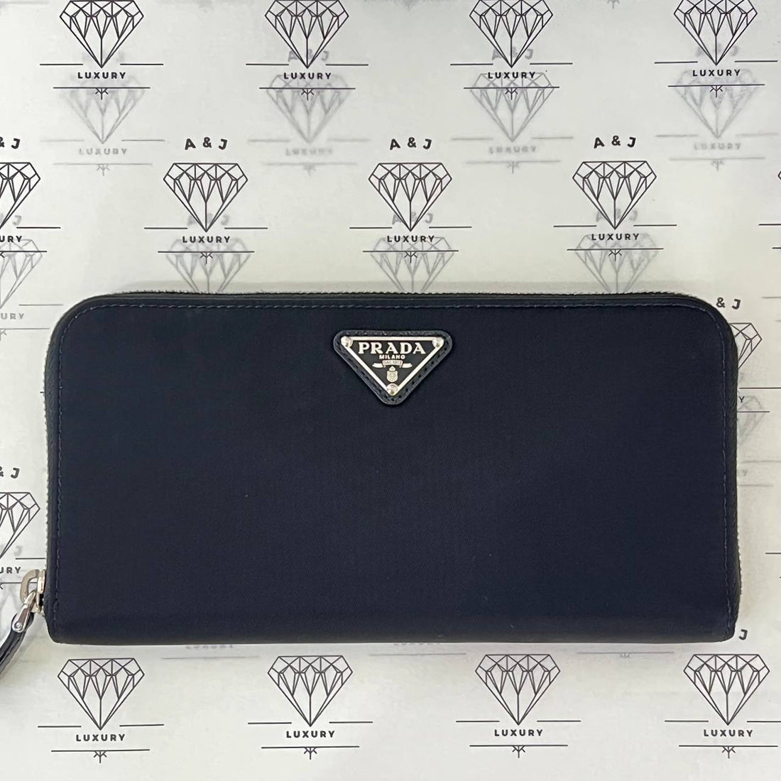 [PRE LOVED] Prada 1ML506 Long Wallet in Black Nylon SHW