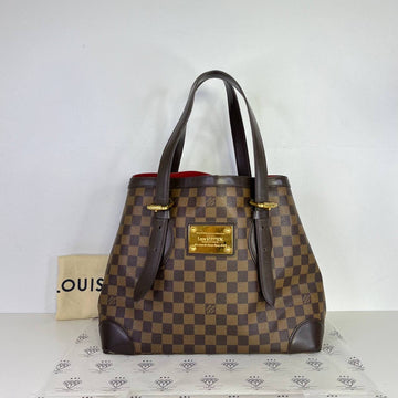 [PRE LOVED] Louis Vuitton Hampstead MM in Damier Ebene Canvass