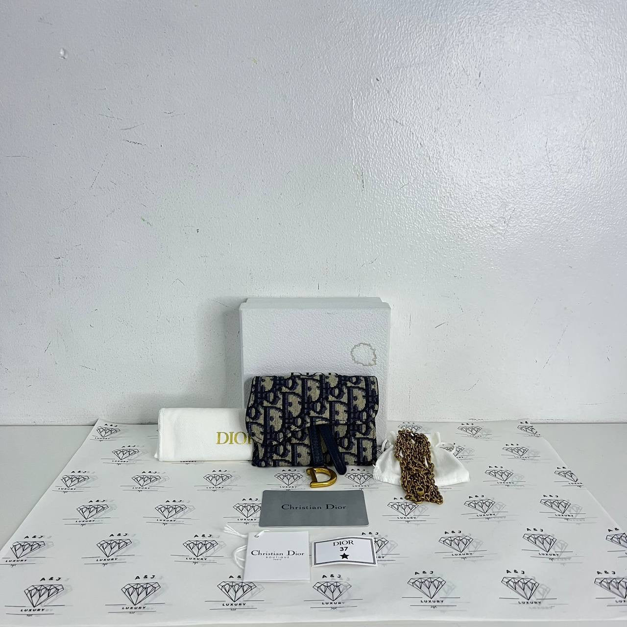 [PRE LOVED] Christian Dior Saddle Nano Pouch in Oblique (2021)