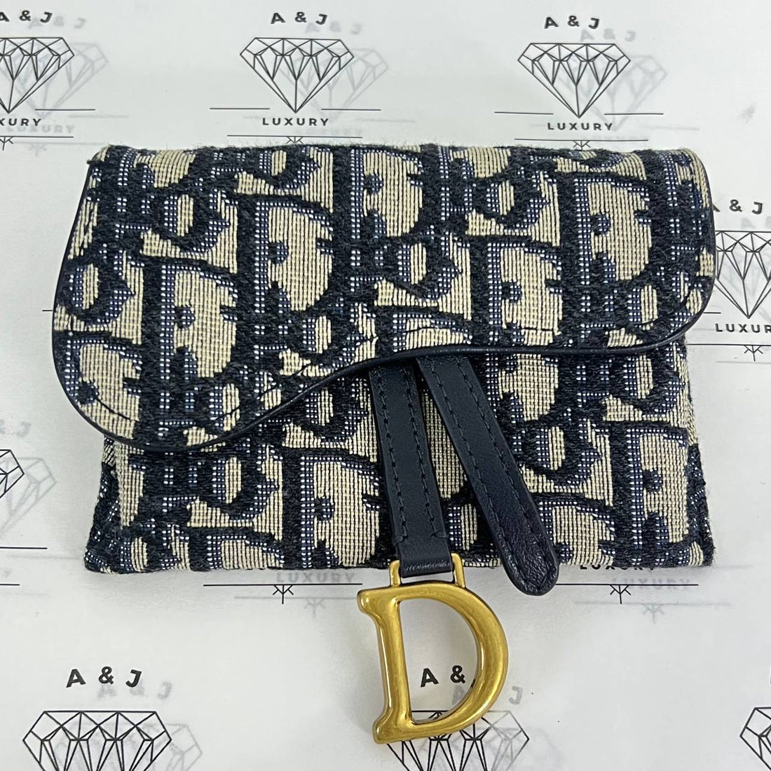 [PRE LOVED] Christian Dior Saddle Nano Pouch in Oblique (2021)