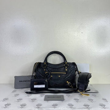 [PRE LOVED] Balenciaga Mini City in Black GHW