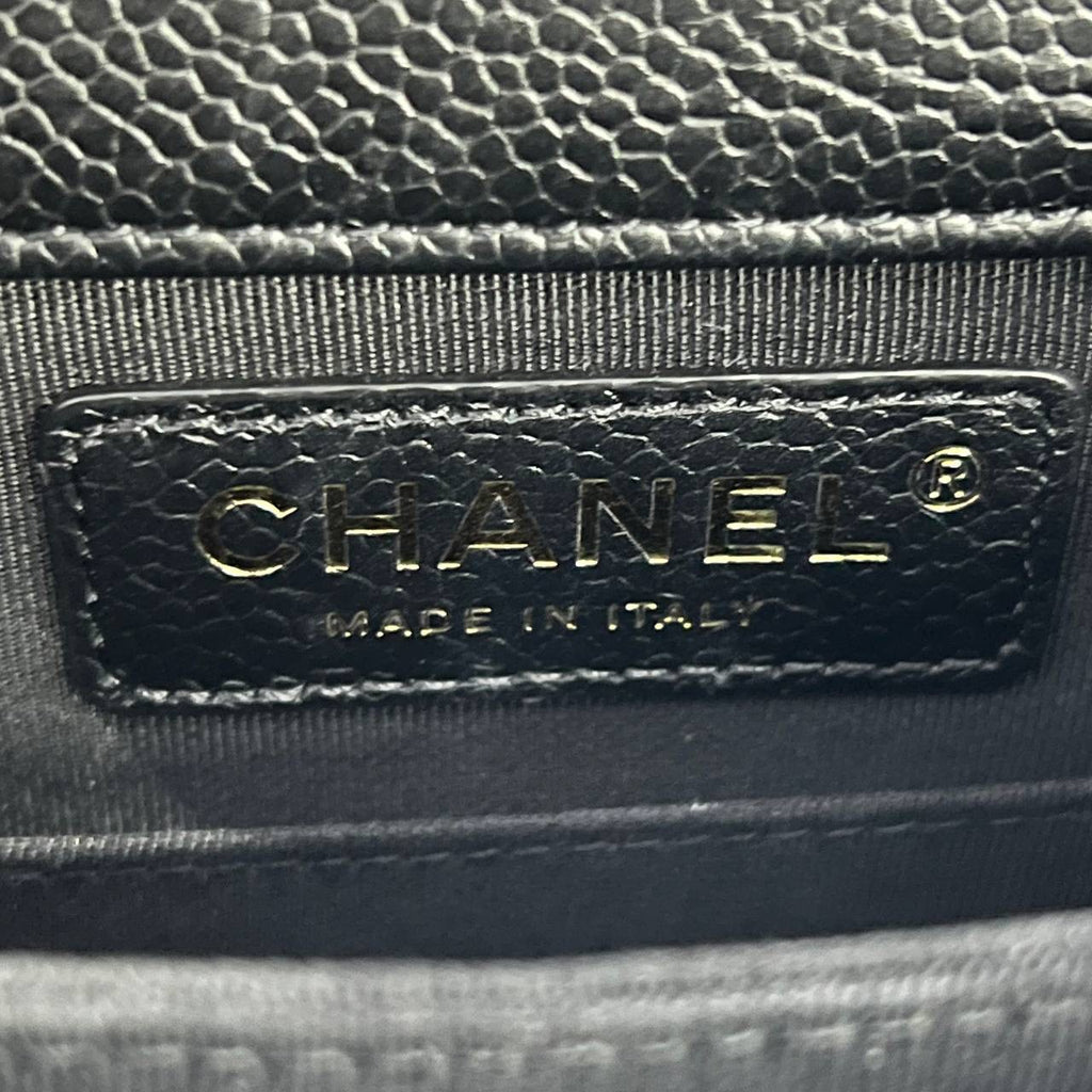 [PRE LOVED] Chanel North South Leboy in Black Caviar Shiny Gold HW (Series 28)