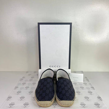 [PRE LOVED] Gucci Canvass Espadrille in Black Size 40
