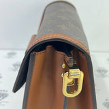 [PRE LOVED] Christian Dior Mini Saddle with Leather strap in White Grained Calfskin Leather GHW (2023)