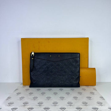 [PRE LOVED] Louis Vuitton Daily Pouch in Black Empreinte Leather GHW (microchipped)