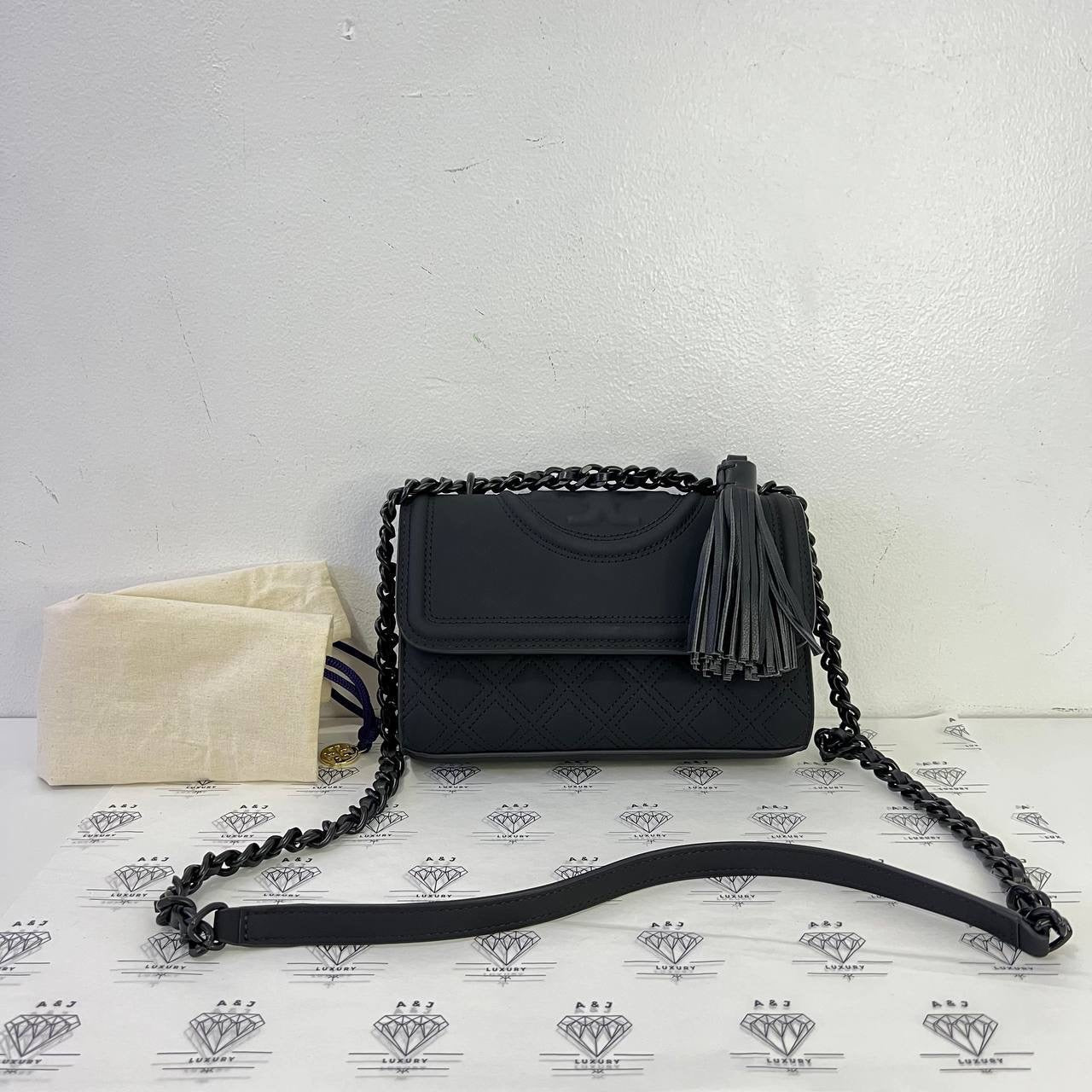 [PRE LOVED] Tory Burch Small Fleming in Black