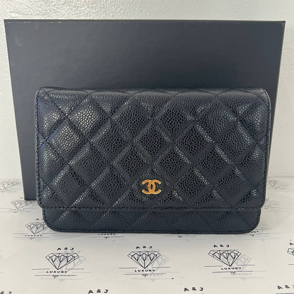 [PRE LOVED] Chanel Classic Wallet on Chain in Black Caviar GHW (Series 30)