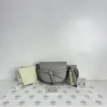 [PRE LOVED] Loewe Mini Gate in Gray Calfskin SHW